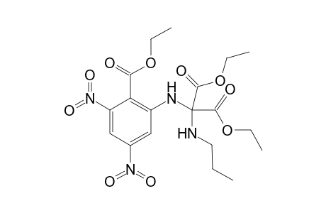 Ethyl 2-[N-(diethoxycarbonyl)(n-propylamino)methyl]amino-4,6-dinitrobenzoate