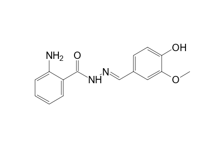anthranilic acid, vanillylidenehydrazide