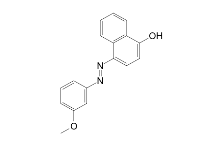 4-[(m-methoxyphenyl)azo]-1-naphthol