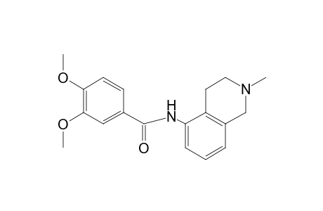 N-(2-methyl-1,2,3,4-tetrahydro-5-isoquinolyl)veratramide