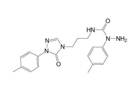 4-[3-(2-p-Methylphenyl-2,4-dihydro-1,2,4-triazol-3-one-4-yl)propyl]-2-p-methylphenylsemicarbazide