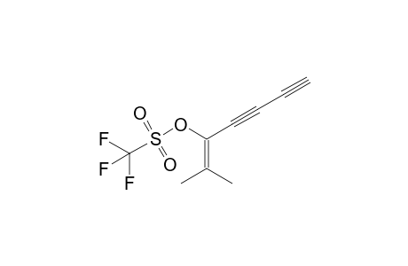 6-Methylhepta-1,3-diyn-5-en-5-yl triflate