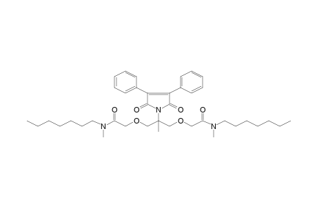2-(2-(2,5-Dioxo-3,4-diphenyl-2,5-dihydro-1H-pyrrol-1-yl)-3-(2-[heptyl(methyl)amino]-2-oxoethoxy)-2-methylpropoxy)-n-heptyl-N-methylacetamide