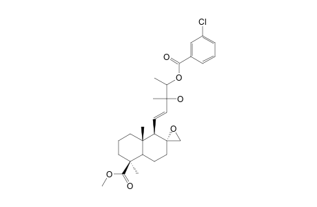 METHYL-(13R,14S)-14-(META-CHLOROBENZYLOXY)-8-ALPHA,17-EPOXY-13-HYDROXY-LABD-11E-EN-19-OATE