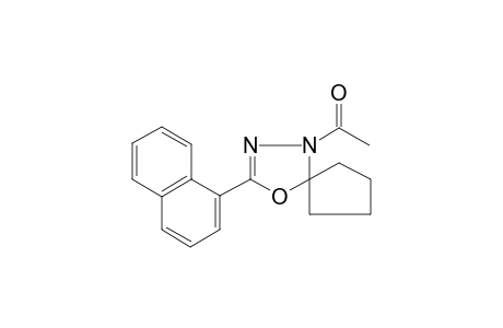 1-Acetyl-3-(1-naphthyl)-4-oxa-1,2-diazaspiro[4.4]non-2-ene