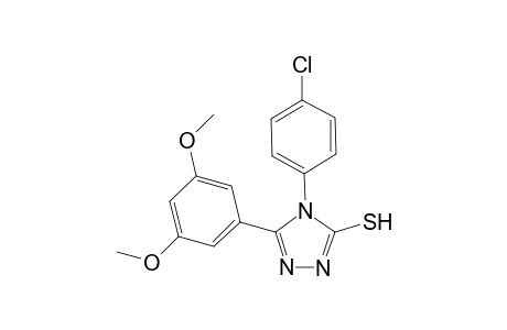 4H-1,2,4-triazole-3-thiol, 4-(4-chlorophenyl)-5-(3,5-dimethoxyphenyl)-