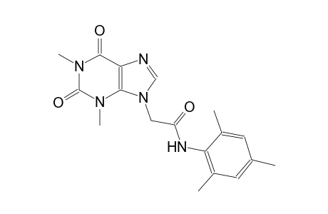 2-(1,3-dimethyl-2,6-dioxo-1,2,3,6-tetrahydro-9H-purin-9-yl)-N-mesitylacetamide