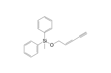 1-Diphenylmethylsilyloxypent-2-en-4-yne