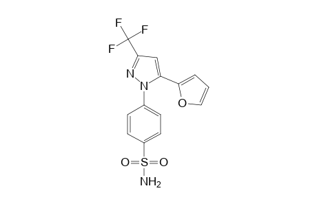 4-(5-(furan-2-yl)-3-(trifluoromethyl)-1H-pyrazol-1-yl)benzenesulfonamide