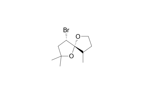 (4S,5R)-4-bromo-2,2,9-trimethyl-1,6-dioxaspiro[4.4]nonane