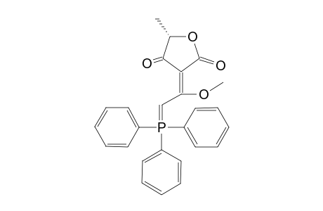(-)-(5S)-3-[1'-Methoxy-2'-(triphenylphosphoranylidene)ethen-1'-yl]-5-methyldihydrofuran-2,4-dione