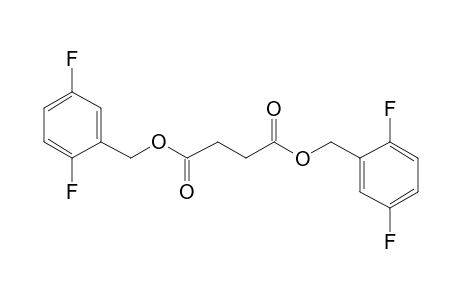 Succinic acid, di(2,5-difluorobenzyl) ester