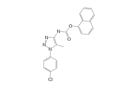 Naphthalen-1-yl (1-(4-chlorophenyl)-5-methyl-1H-1,2,3-triazol-4-yl)carbamate