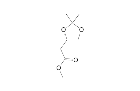 2,2-Dimethyl-4-methoxycarbonylmethyl-(S)-1,3-dioxolane