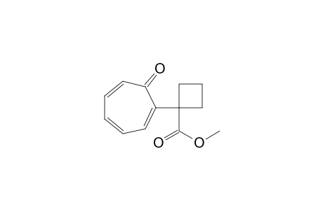 2-(1-carbomethoxycyclobutan-1-yl)-2,4,6-cycloheptatrien-1-one