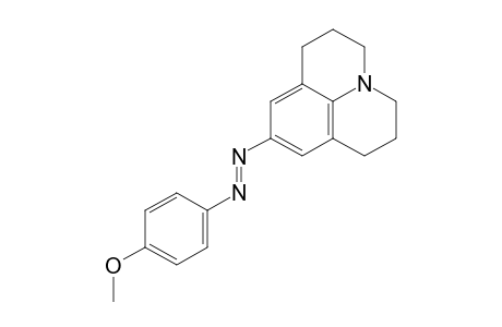 9-[(p-methoxyphenyl)azo]-2,3,6,7-tetrahydro-1H,5H-benzo[ij]quinolizine