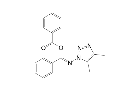 1-(ALPHA-BENZOYLOXY-PHENYLIDENE-AMINO)-4,5-DIMETHYL-1,2,3-TRIAZOLE