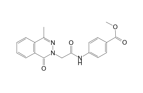 Methyl 4-([(4-methyl-1-oxo-2(1H)-phthalazinyl)acetyl]amino)benzoate