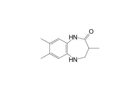 1,3,4,5-Tetrahydro-3,7,8-trimethyl-2H-1,5-benzodiazepin-2-one