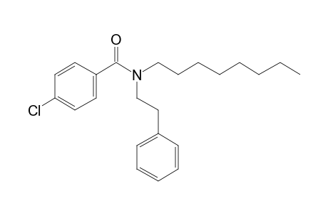 Benzamide, 4-chloro-N-(2-phenylethyl)-N-octyl-