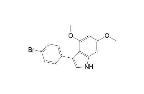 3-(4-bromophenyl)-4,6-dimethoxy-1H-indole