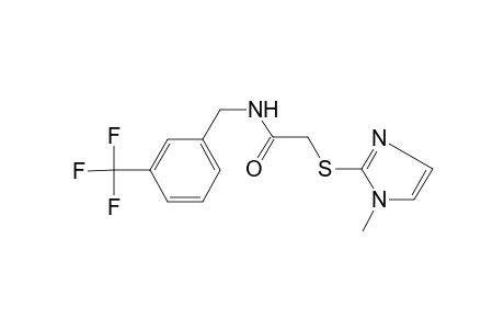 2-[(1-methyl-1H-imidazol-2-yl)sulfanyl]-N-[3-(trifluoromethyl)benzyl]acetamide