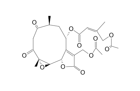 3-OXO-10AH-STILPNOTOMENTOLIDE-8-O-(5-ACETOXYSENECIOATE)