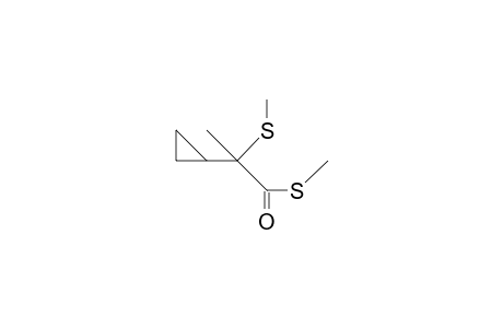 S-Methyl-2-cyclopropyl-2-(methylthio)-propanethioate