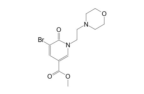 methyl 5-bromo-1-[2-(4-morpholinyl)ethyl]-6-oxo-1,6-dihydro-3-pyridinecarboxylate