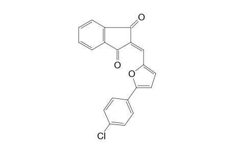 1H-indene-1,3(2H)-dione, 2-[[5-(4-chlorophenyl)-2-furanyl]methylene]-