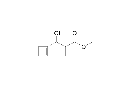 3-Cyclobut-1-enyl-3-hydroxy-2-methyl-propionic acid, methyl ester