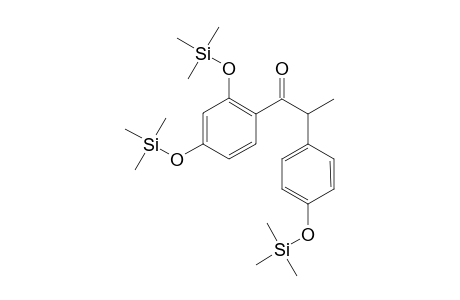 1-(2,4-Bis[(trimethylsilyl)oxy]phenyl)-2-(4-[(trimethylsilyl)oxy]phenyl)-1-propanone