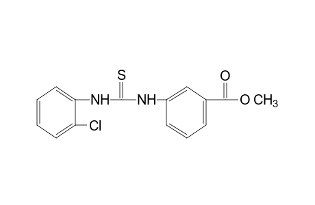 m-[3-(o-chlorophenyl)-2-thioureido]benzoic acid, methyl ester