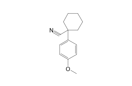 1-(p-methoxyphenyl)cyclohexanecarbonitrile