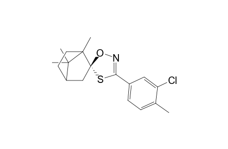 (5R)-4,5-Dihydro-3-(3"-chloro-4"-methylphenyl)-spiro[1,4,2-oxathiazole]-5,2'-camphane