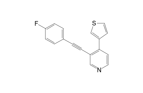 3-((4-Fluorophenyl)ethynyl)-4-(thien-3-yl)pyridine