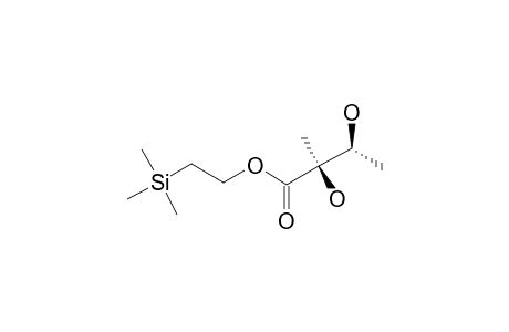 ERYTHRO-TRIMETHYLSILYLETHYL-2,3-DIHYDROXY-2-METHYLBUTANOATE