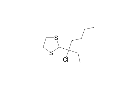 2-(3-chloranylheptan-3-yl)-1,3-dithiolane