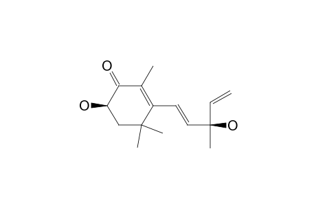 2-Cyclohexen-1-one, 6-hydroxy-3-(3-hydroxy-3-methyl-1,4-pentadienyl)-2,4,4-trimethyl-, [R-[R*,R*-(E)]]-