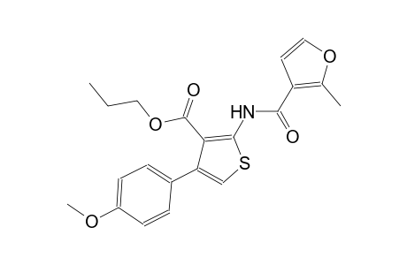 propyl 4-(4-methoxyphenyl)-2-[(2-methyl-3-furoyl)amino]-3-thiophenecarboxylate