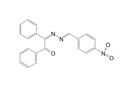 p-nitrobenzaldehyde, azine with benzil