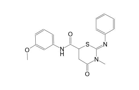 2H-1,3-thiazine-6-carboxamide, tetrahydro-N-(3-methoxyphenyl)-3-methyl-4-oxo-2-(phenylimino)-, (2Z)-