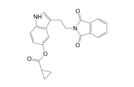 3-[2-(1,3-dioxo-1,3-dihydro-2H-isoindol-2-yl)ethyl]-1H-indol-5-yl cyclopropanecarboxylate