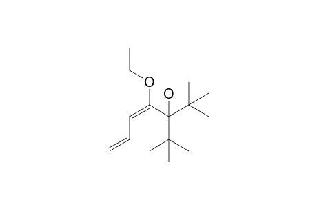 (4E)-3-tert-butyl-4-ethoxy-2,2-dimethyl-3-hepta-4,6-dienol