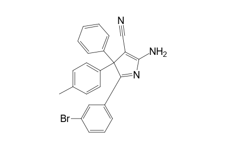 2-Amino-5-(3-bromophenyl)-4-phenyl-4-(4-methyphenyl)-4H-pyrrole-3-carbonitrile