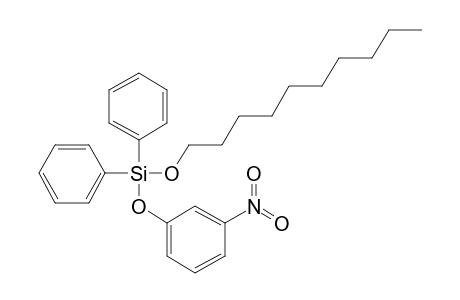 Silane, diphenyldecyloxy(3-nitrophenoxy)-