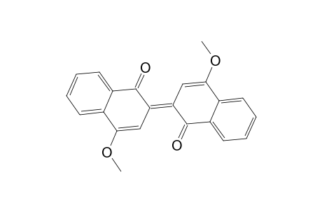 1(2H)-Naphthalenone, 4-methoxy-2-(4-methoxy-1-oxo-2(1H)-naphthalenylidene)-