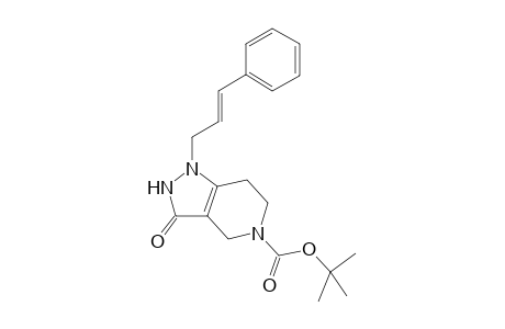 3-keto-1-[(E)-3-phenylprop-2-enyl]-2,4,6,7-tetrahydropyrazolo[4,5-c]pyridine-5-carboxylic acid tert-butyl ester