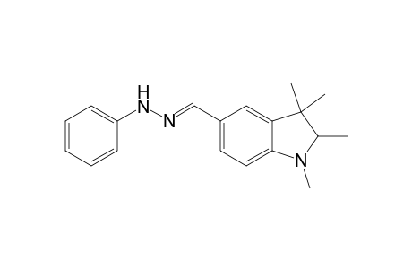 1,2,3,3-Tetramethylindoline-5-carboxaldehyde phenylhydrazone