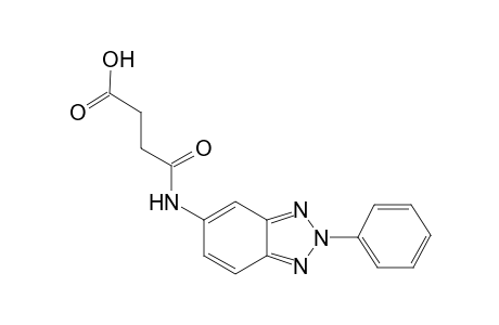 butanoic acid, 4-oxo-4-[(2-phenyl-2H-1,2,3-benzotriazol-5-yl)amino]-